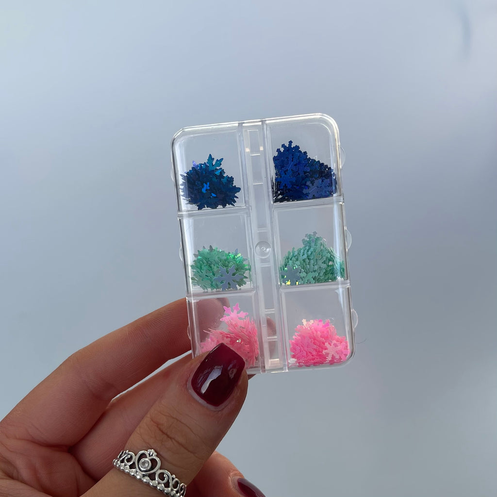 Lash Decal Snow Flake Mix